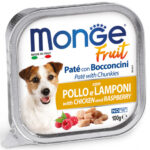 MONGE FRUIT DOG PATE' E BOCCONCINI POLLO E LAMPONI 100GR