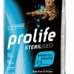 PROLIFE CAT STERILISED GRAIN FREE SENS. ADULT SOLE FISH&POTATO 1,5KG