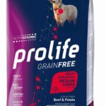 PROLIFE DOG GRAIN FREE SENS. ADULT BEEF&POTATO MEDIUM/LARGE 10KG