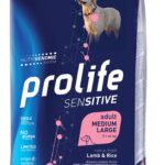 PROLIFE DOG SENSITIVE ADULT LAMB&RICE MEDIUM/LARGE 10KG