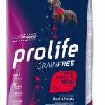 PROLIFE DOG GRAIN FREE SENS. ADULT BEEF&POTATO MINI 2 KG