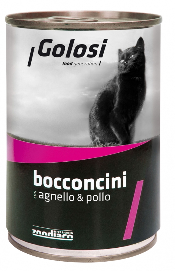 GOLOSI CAT BOCCONI AGNELLO E POLLO 400GR