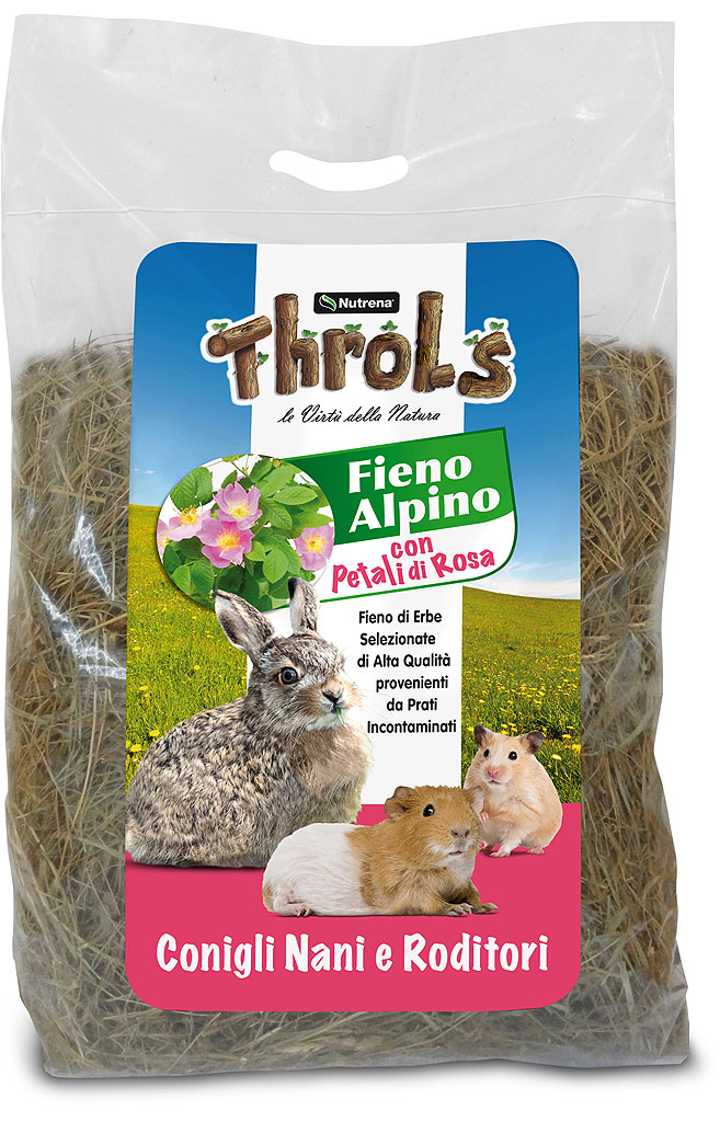 RAGGIO DI SOLE FIENO THROLS CON PETALI DI ROSA 500GR