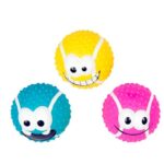 d LG LATEX TENNIS BALL SMILEYMIX 9CM - DISPLAY MIXED COLORS