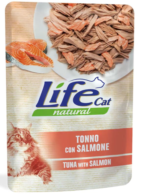 LIFE CAT BUSTE TONNO E SALMONE 70GR