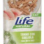 LIFE CAT BUSTE TONNO E SOGLIOLA 70GR
