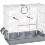 VLG 613 GABBIA VOLATILI BIANCA50,5X27X47CM