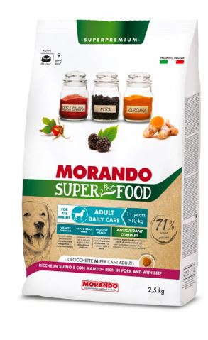d DOG AD RICCHE SUINO/MANZO 10KG