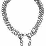 TRIXIE COLLARE SEMISTRANGOLO, DUE FILE, 60CM/2,5MM
