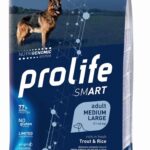 PROLIFE DOG SMART ADULT TROUT&RICE MEDIUM/LARGE 12KG