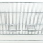 DOMUS MOLINARI FRONTALE ZINCATO GABBIA 90 A 4 MANGIATOIE