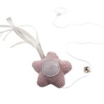 d LG CUSHY STAR WITH ELASTIC &BELL 17,5X6,5X3CM GREY