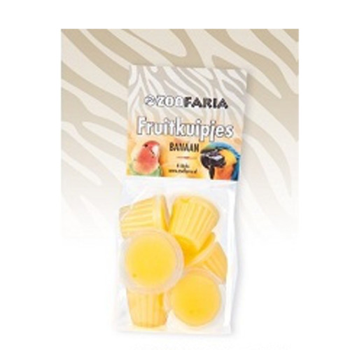ZOOFARIA FRUIT CUPS BANANA 6PZ
