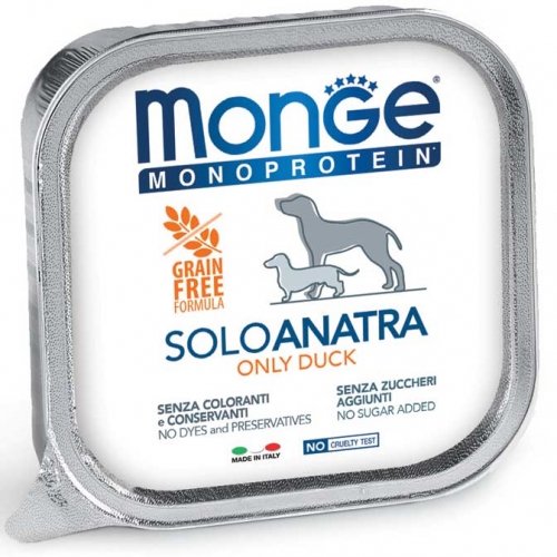 MONGE DOG MONOPROTEICO 100% ANATRA 150GR