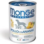 MONGE DOG MONOPROTEICO FRUTTA POLLO E ANANAS 400GR