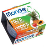 MONGE FRUITS CAT POLLO CON FRUTTA 80GR