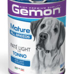 MONGE GEMON DOG LIGHT TONNO 400GR
