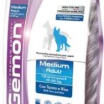 MONGE GEMON DOG MEDIUM ADULT TONNO E RISO "E" 15KG