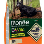 MONGE BWILD GRAIN FREE DOG MINI ANATRA E PATATE 2,5KG