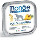 MONGE DOG MONOPROTEICO FRUTTA POLLO E ANANAS 150GR