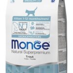 MONGE MONOPROTEICO CAT KITTEN TROTA 1,5KG