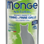 MONGE NATURAL BUSTE CAT TONNO A PINNE GIALLE 80GR