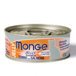 MONGE JELLY GATTO PEZZETTI TONNO E SALMONE 80GR