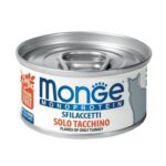 MONGE CAT SFILACCETTI MONOPROTEICI CAT SOLO TACCHINO 80GR