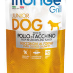 MONGE GRILL BUSTE CANE PUPPY JUNIOR POLLO E TACCHINO 100GR