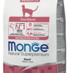 MONGE MONOPROTEICO CAT STERILIZZATO MANZO 1,5KG
