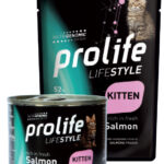 PROLIFE CAT LIFESTYLE KITTEN SALMON - Busta 85g
