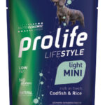 PROLIFE DOG LIFESTYLE ADULT LIGHT CODFISH&RICE MINI - Busta 100g