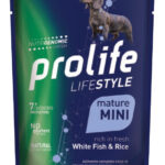 PROLIFE DOG LIFESTYLE ADULT MATURE WHITE FISH&RICE MINI - Busta 100g