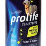 PROLIFE DOG SENSITIVE ADULT RABBIT&POTATO MEDIUM/LARGE 400g