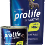 PROLIFE DOG SENSITIVE ADULT RABBIT&POTATO MINI - Busta 100g