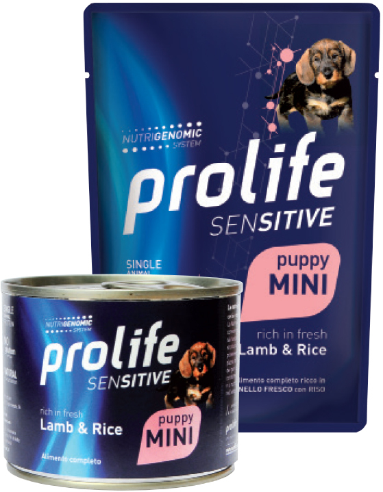 PROLIFE DOG SENSITIVE PUPPY LAMB&RICE MINI - Busta 100g