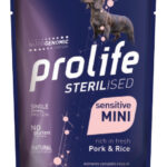 PROLIFE DOG STERILISED ADULT PORK&RICE MINI - Busta 100g