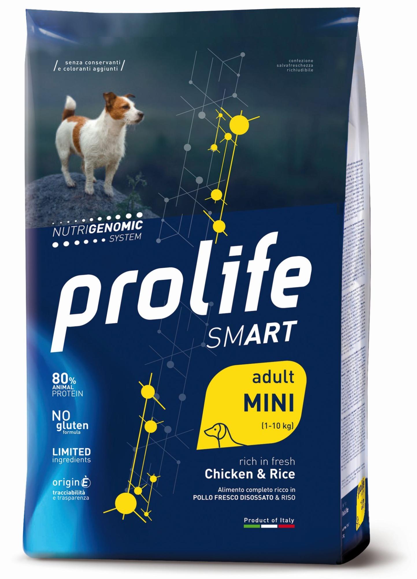 PROLIFE DOG SMART ADULT MINI CHICKEN&RICE 7KG