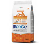 MONGE ALL BREEDS DOG PUPPY MONOPROTEICO ANATRA, RISO E PATATE 12KG