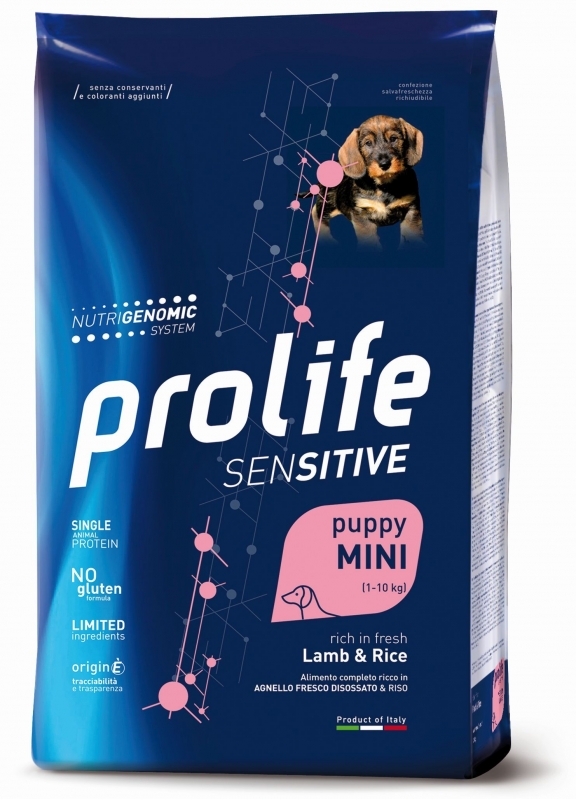 PROLIFE DOG SENSITIVE PUPPY LAMB&RICE MINI 2 KG