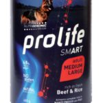 PROLIFE DOG SMART ADULT BEEF&RICE MEDIUM/LARGE 400g
