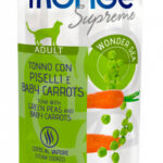 MONGE BUSTE SUPRIME ADULT TONNO PISELLI E CAROTE 80GR