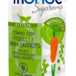 MONGE BUSTE SUPRIME KITTEN TONNO PISELLI E CAROTE 80GR