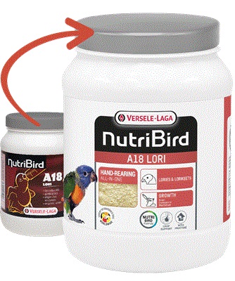 NUTRIBIRD A18 PAPPA IMBECCO LORI 800GR