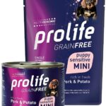 PROLIFE DOG GRAIN FREE PUPPY SENSITIVE PORK E POTATO 100GR