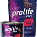 PROLIFE DOG GRAIN FREE ADULT BEEF&POTATO MINI 200g