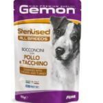 MONGE GEMON BUSTE CANE POLLO E  TACCHINO 100GR