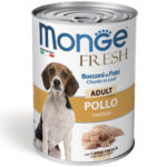 MONGE FRESH CANE ADULT POLLO BOCCONI IN PATE' 400GR