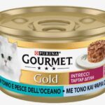 d GOUR CAT GOLD INTRE TON/PESCE 85G