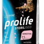 PROLIFE CAT STERILISED SENS. ADULT PORK&RICE 0,4 KG